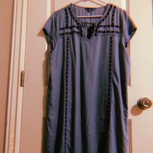 Blue downeast dress